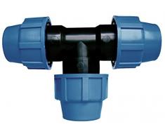 Cornat Bewässerungssystem Reduzier-T-Stück PE-Rohr, Ø 25 und 20 mm, Polypropylen, für Kaltwasser