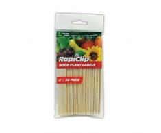 Luster Leaf 812 Rapiclip Wood Plant Label, 6-Inch Length, Pack of 24