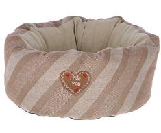 Kerbl Maxi-Pet 80394 Welpenbett Love You, beige, 40x20 cm