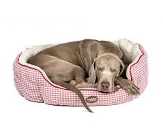 Nobby Komfort Bett oval XAVER rot L x B x H: 86 x 70 x 24 cm