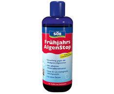Söll 18757 Algenbekämpfung, FrühjahrsAlgenStop, gegen grünes Wasser im Gartenteich, Algenmittel für Fadenalgen, 1 x 500 ml, rot