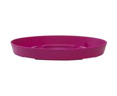 Emsa 514342 Untersetzer für City Curve Blumenkübel, Ø 19 cm, Kunststoff, Pink, City