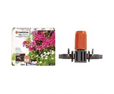 Gardena City Gardening Balkon Bewässerung: Blumenkastenbewässerungs-Set, für bis zu 25/5-6 m Balkonkästen, 13 Programme (1407-20) & Micro-Drip-System Regulierbarer Reihentropfer