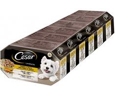 Cesar Hundefutter Nassfutter Landküche Vielfalt in Sauce, 24 Schalen (6 x 4 x 150g)