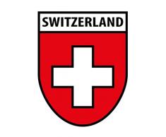 Switzerland Wappen Schweiz Metal Sign deko Schild Blech Garten