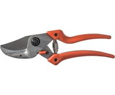 Original LÖWE 8 Profi Amboss Gartenschere 8.107 mit Bypass Geometrie - scharfe handliche Schere mit Stahl-Klinge Antihaftbeschichtung und ergonomisch geformte Griffe für Schneidarbeiten im Garten