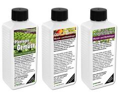 Kräutertraum Dünger SET mit 3 Profi Flüssigdüngern für Kräuter, mit Kalium und Stickstoff