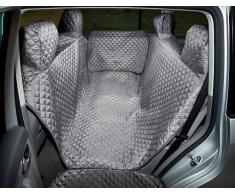 Hobbydog 160 ZBOSZA2 Hundedecke, Autoschutzdecke, Verschiedene Größen und Farben, 140 x 160 cm, M, grau mit Seitenschutz