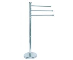 King Home p1592246 Deckenfluter Handtuchhalter 3-armig, Ø 23 x 88, Mehrfarbig, Ø 23X88H