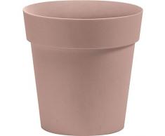 Nicoli 3926 CP Origin Decor Spritzguss arkè Vase, Face Powder, 26 cm