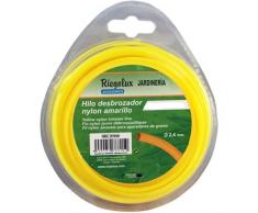 Riegolux 107675 Rasentrimmer, Nylon, rund, Gelb, 3,3 mm x 10 m
