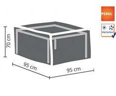 Perel Garden OCLC Schutzhülle Für Hocker, Schwarz, 95 x 95 x 70 cm