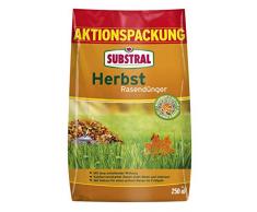 Substral Herbst Rasendünger, kaliumreicher Spezial-Rasendünger mit lang anhaltender Wirkung für 250 m², 6,25 kg Sack