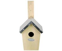 Esschert Design NKGG 30 x 15 x 13 cm, aus Holz, mit Nistkasten, braun