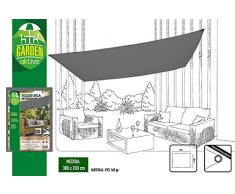 AKTIVE Sonnensegel für Garten, Polyester, 2 x 3 m, anthrazit (COLORBABY 53918)