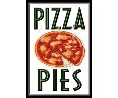 Schatzmix Pizza Pies New York Metal Sign deko Sign Garten Blech