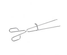 Sauvic 04476 Grillzange, Edelstahl, Grau, 45 x 9 x 1,4 cm