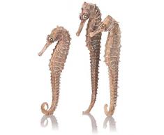 Oase biOrb Seepferdchen 3er-Set - 3-teilige Aquariums-Dekoration, Accessoires in Form von DREI Deko-Tieren, Zubehör fürs Aquarium-Becken, in Natur