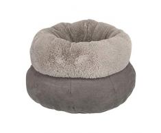Trixie 37709 Bett Elsie, ø 45 cm, grau/hellgrau
