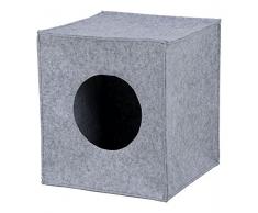 Trixie 36313 Kuschelhöhle Anton für Regal, 33 × 33 × 37 cm, grau