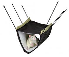 Trixie 62696 Hängematte mit 2 Etagen für Ratten/Degus, 22 × 15 × 30 cm