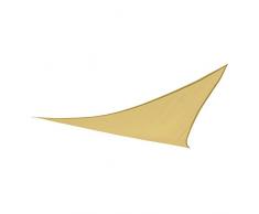 AKTIVE Dreieckige Sonnensegel für Garten, Polyester, 5 x 5 x 5 m, Creme (COLORBABY 53909)