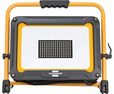 Brennenstuhl Mobiler LED Strahler JARO 9000 M / LED Baustrahler für außen IP65 (LED Arbeitsleuchte mit 5m Kabel, LED Baustellenstrahler 100W, LED Arbeitsstrahler mit Schnellspannverschluss)