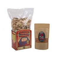 Axtschlag BBQ Geschenk Set, Pulled Pork Set, 2 teiliges Set für den Grill, das ideale Männer Geschenk