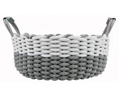 Trixie 38403 Korb Nabou, gewebt, ø 45 cm, grau/weiß