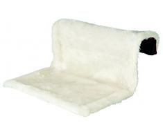 Trixie Liegemulde für Heizkörper, Plüsch/Velours, 45 × 26 × 31 cm, creme/braun