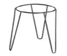 Riegolux 871241 Blumentopf mit Füßen, 240 x 6 mm