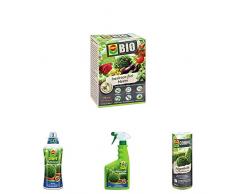 Compo Bio Insekten-frei Neem, Bekämpfung von Schädlingen an Zierpflanzen, 75 ml + Algenkalk für Buchsbäume + Buchsbaum- und Ilexdünger + Buchsbaum- und Ilex Grün