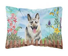 Carolines Treasures CK1211PW1216 Kissen aus Segeltuch, Motiv Osteuropäischer Schäferhund, Mehrfarbig