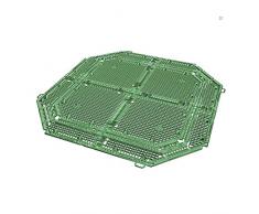 Verdemax 2897 Bodengitter für 900 Liter Thermo King Komposter