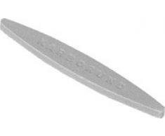 Zische Sensenwetzstein Oval Carborundum, Mehrfarbig, 230 x 33 x 13 mm, Zubehör, Wetzstein