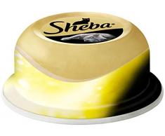 Sheba Feine Filets – Getreidefreies Nassfutter für Katzen als besonderer Snack – Saftige Filets aus Hühnchenbrust – 24 x 80g Katzennahrung in der Schale