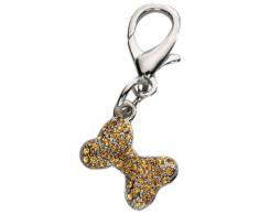 Europet Bernina 699-409756 Anhänger Bone 2 x 1.6 cm böhmisches Kristall, topas