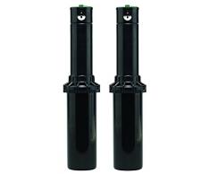 Orbit 55461 Voyager 4-Zoll verstellbar Pop-Up Drive Gear Rotor Sprinkler Spray Head, 2er Pack