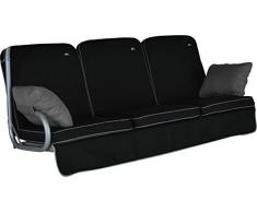 Angerer Primero Style Schaukelauflage Style, Schwarz, 3-Sitzer (ohne Schaukel)