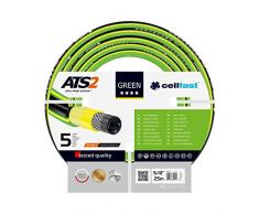 Cellfast Gartenschlauch Green ATS2 series 5-lagiger Wasserschlauch aus hochwertigem Doppelgeflecht mit Kreuz- und Trikotgewebe ATS2™ druck- und UV-beständig, 30 bar Berstdruck, 25m, 5/8 zoll, 15-110