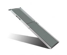 PetSafe Solvit Deluxe Teleskop Aluminium Hunderampe, Anti- Rutsch Autorampe, für Hunde und Katzen