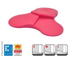 WAGNER Bodentürstopper - 3STOP - Kunststoff Elastomer, preisausgezeichnet, pink, 108,5 x 19,1 mm - 3 unterschiedliche Keilhöhen, diverse Anwendungen - 15698701