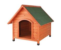 Trixie 39530 natura Hundehütte Cottage mit Satteldach, S–M: 71 × 77 × 76 cm, natur