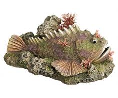 Nobby Aqua Ornaments STEINFISCH MIT PFLANZEN 21,0 x 14,5 x 9,0 cm