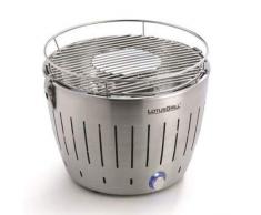 LotusGrill G-LI-34 Holzkohlengrill Serie 340, Edelstahl, 35 x 26 x 23,4