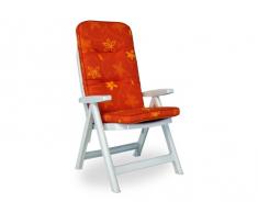 Angerer Exklusiv Sesselpolster hoch Korfu, Terracotta, 50 x 120 cm