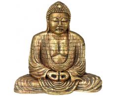 Nobby 28392 Aquarium Dekoration Aqua Ornaments Buddha gold, 15.5 x B9.6 x 15.4 cm