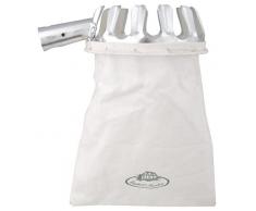 Esschert Design Obstpflücker aus verzinktem Carbonstahl und Baumwolle, 19,1 x 13,5 x 5,5 cm