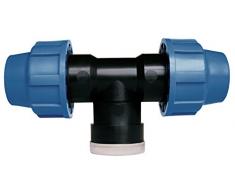 Cornat Bewässerungssystem T-Stück PE-Rohr, Ø 20 mm, 3/4 Zoll Innengewinde, Polypropylen für Kaltwasser
