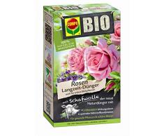 Compo BIO Rosen Langzeit-Dünger für alle Arten von Rosen, Blütensträucher sowie Schling- und Kletterpflanzen, 5 Monate Langzeitwirkung, 2 kg